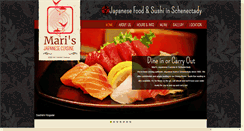 Desktop Screenshot of marisjapanese.com